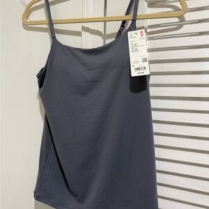UNIQLO air bra camisole gray